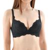 Корректирующий макияж с высоким декольте Большой и Маленький D75 FT0087 [Гламур] Бюстгальтер, Бюстгальтер, Бок, [Гламурный Бюстгальтер] Женские Размеры, Черный,
