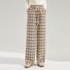Women's Plaid Casual Trousers