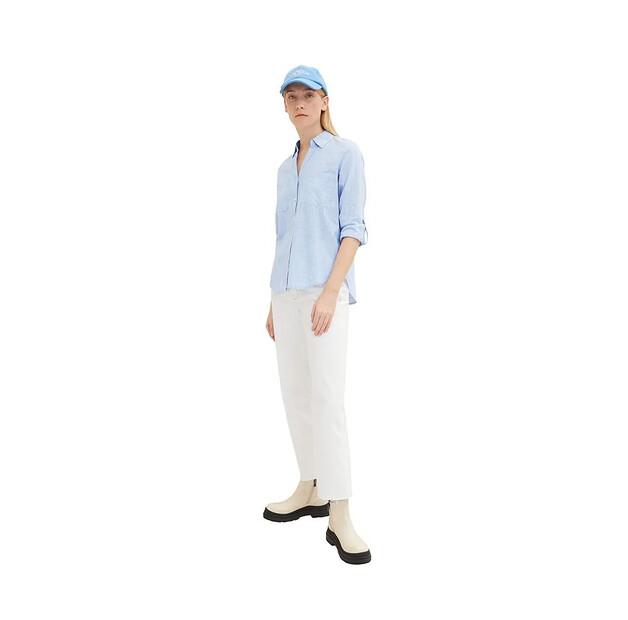 Tom Tailor With Slub Structure 1035247 Blouse