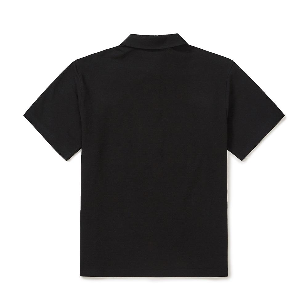 [Snowpeak] Sorona Short Sleeve Polo T-shirt Black (S25MMFPS04)