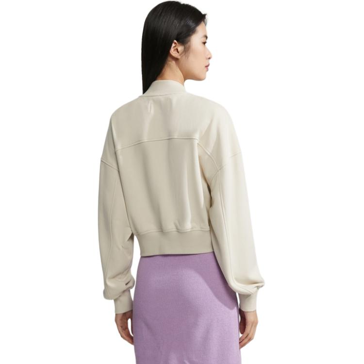 Calvin Klein Куртка-бейсболка с вышитыми буквами Ck, женская куртка, молочная J221662