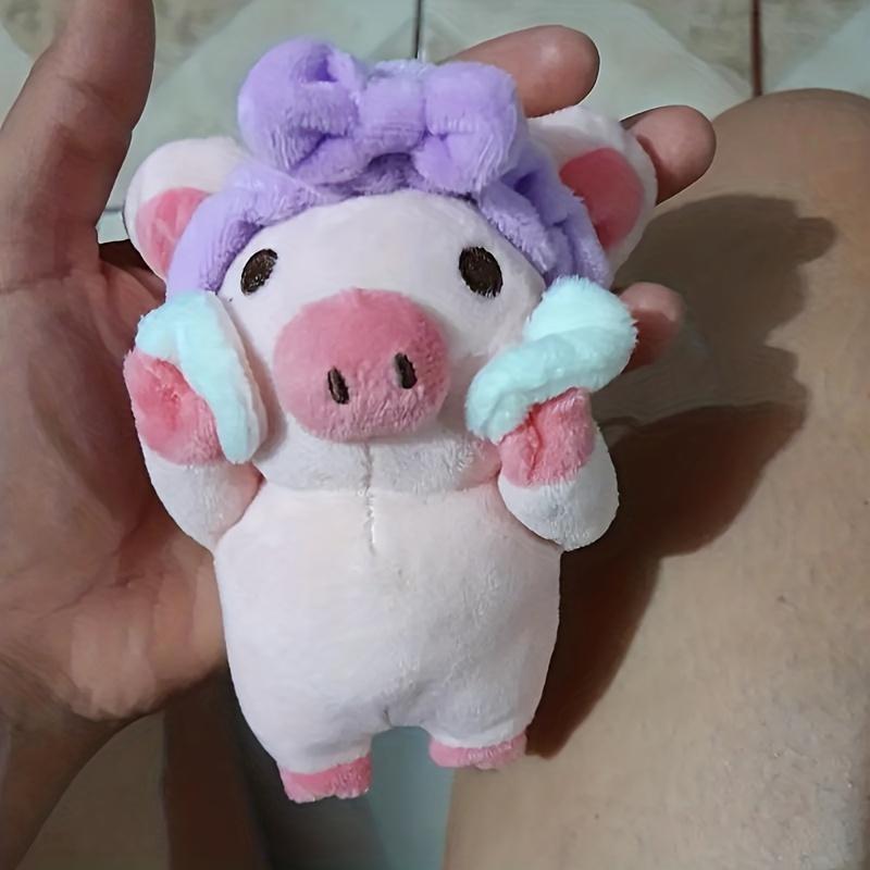 Милая плюшевая кукла-свинка, брелок, розовая кукла-свинка, мягкие игрушки, рюкзак, подвеска для мальчиков и девочек, имитация плюшевой игрушки-свинки