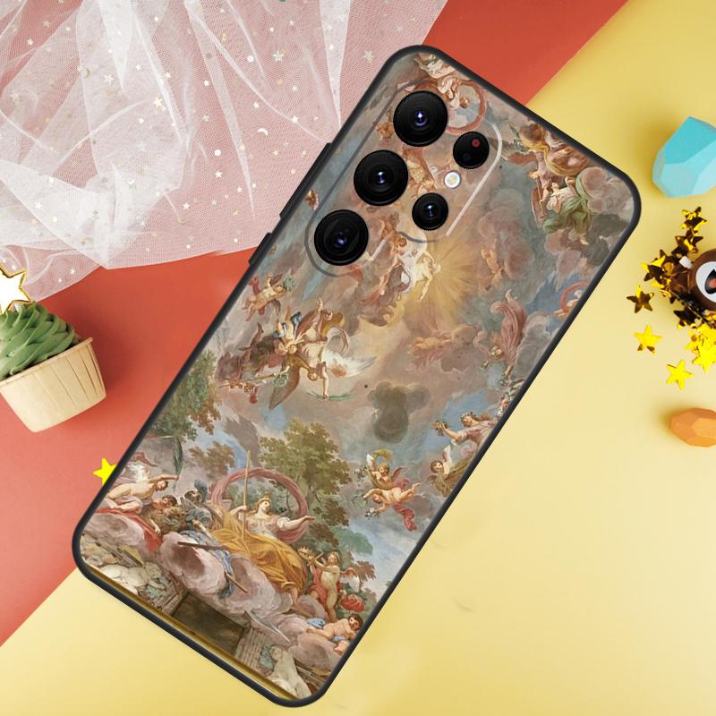 Чехол для телефона с рисунком Микеланджело для Samsung Galaxy S25 FE S23 S21 S20 S22 S24 S26 Ultra S10 S26 Plus Чехол Coque