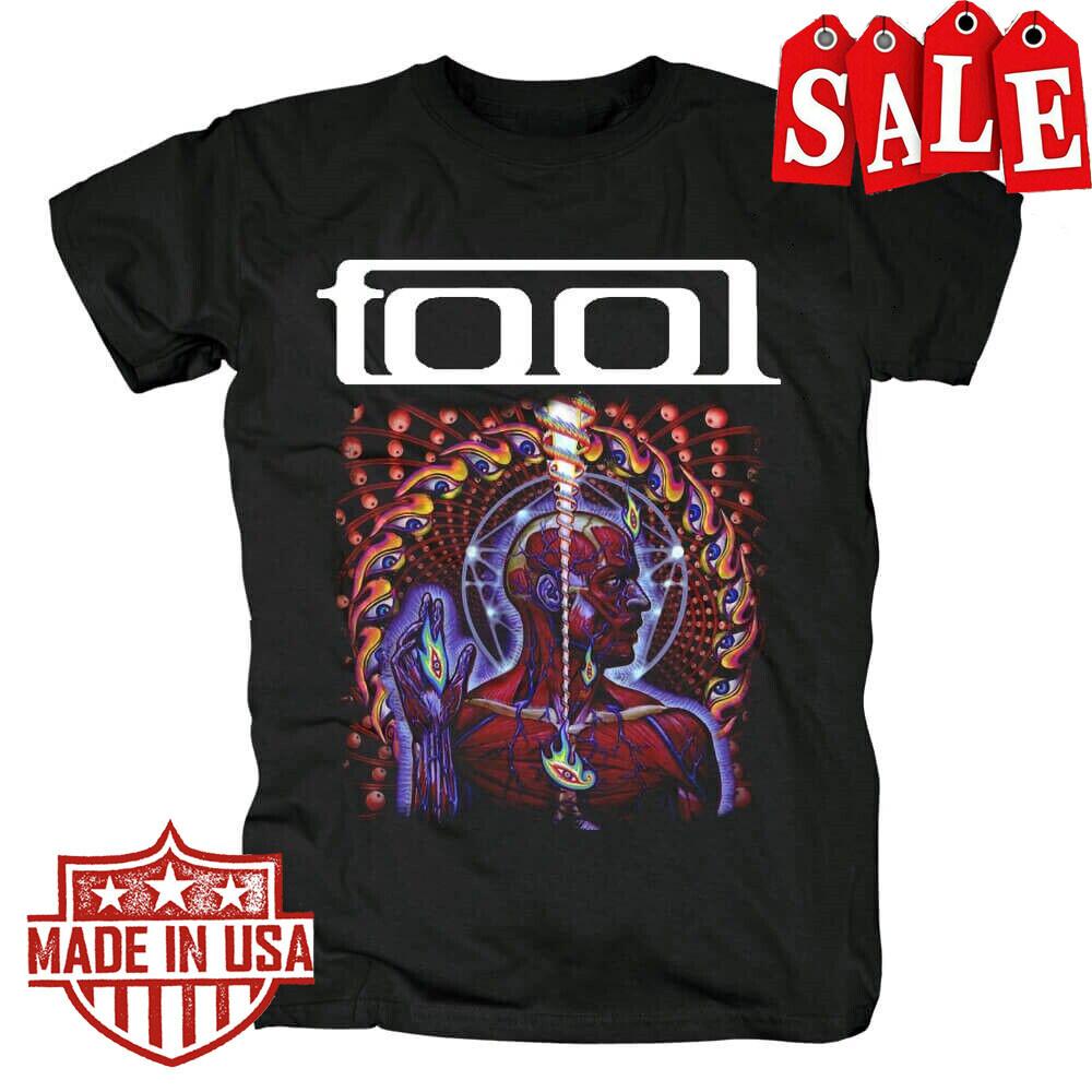 TOOL футболка Lateralus Хэви-метал группы Футболка Новая Черная Футболка Все размеры Унисекс Футболка