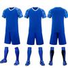 Summer Short Sleeve Adult Kids Team Competition Team Uniform Sports Set Men'S And Women'S Soccer Uniform Jersey 612