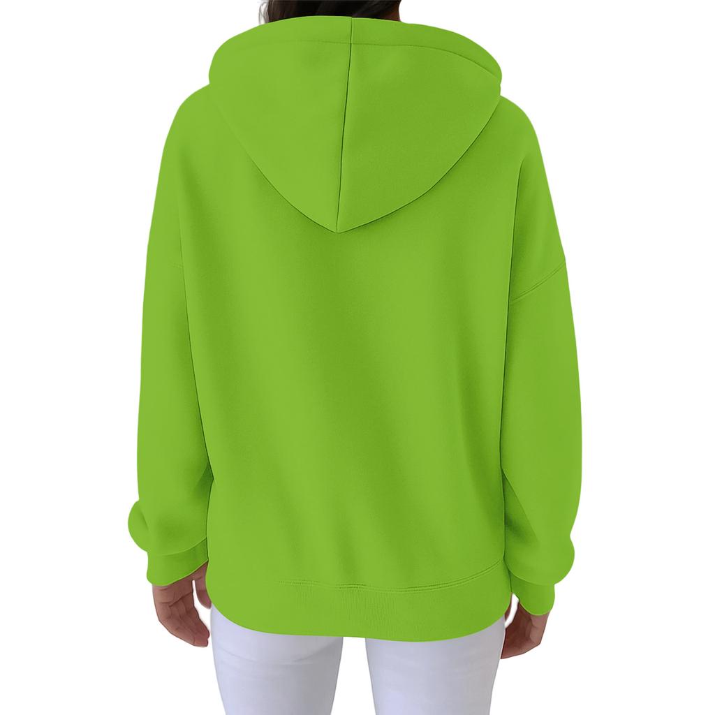 Christmas Hoodies For Women Funny Cute Printed Holiday Sweatshirt Winter Oversized Pullover Tops