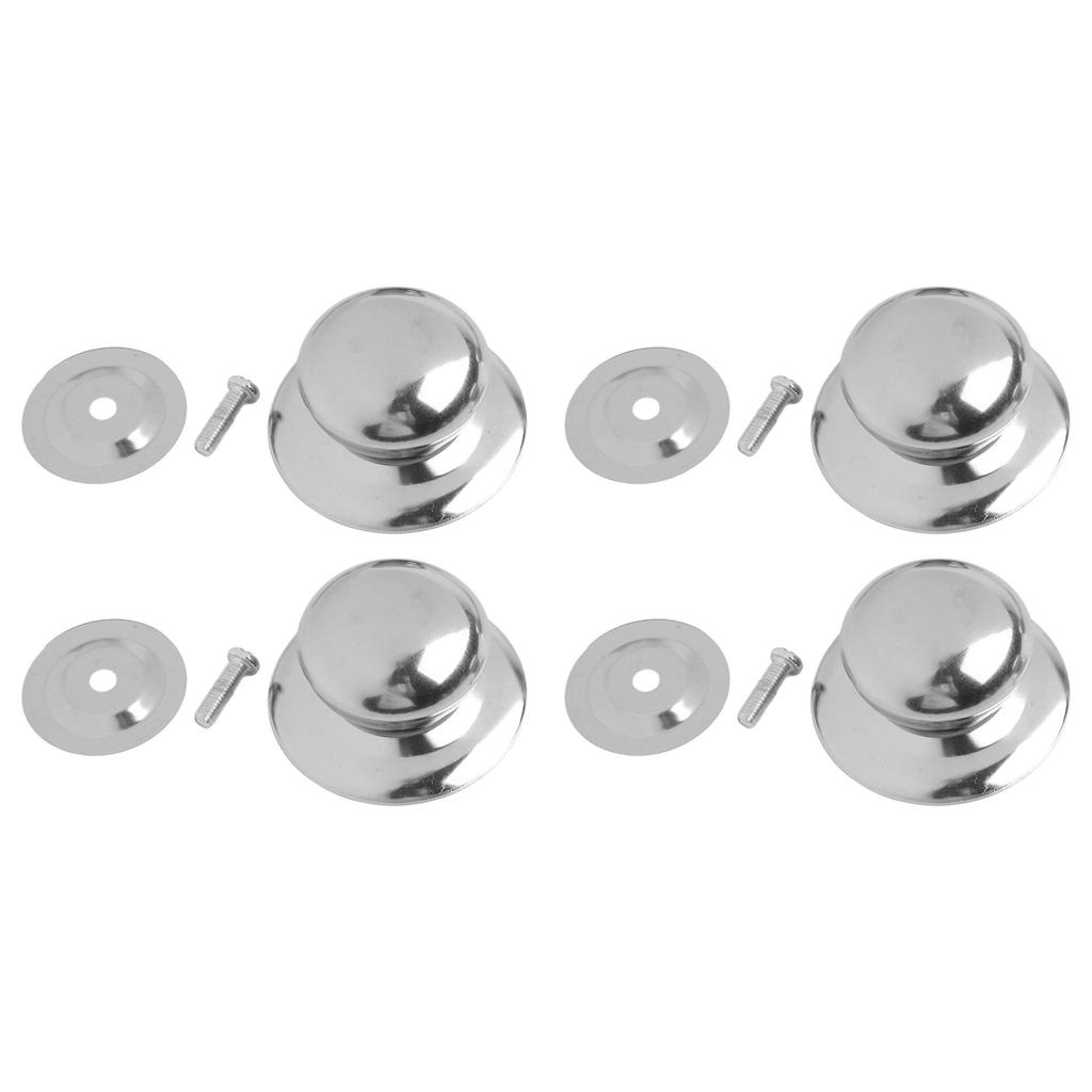 High Friction Pot Lid Handle Replacement Stainless Steel Material Pack of 4