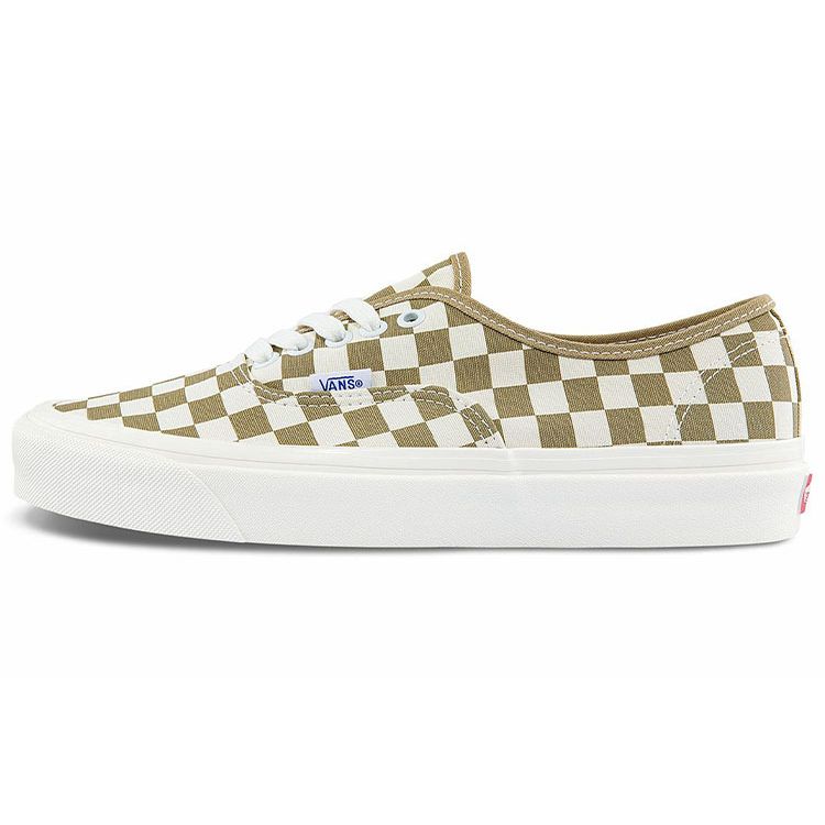 Vans Style 44 Unisex Low Top Skate Shoes Brown White Casual Checkerboard VN0A5KX4SQ7