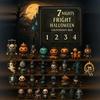 31 Nights of Fright Halloween Countdown Calendar 31/15/7 Days Advent Calendar with Collectible Horror Figures Scary Dolls for Home Decor
