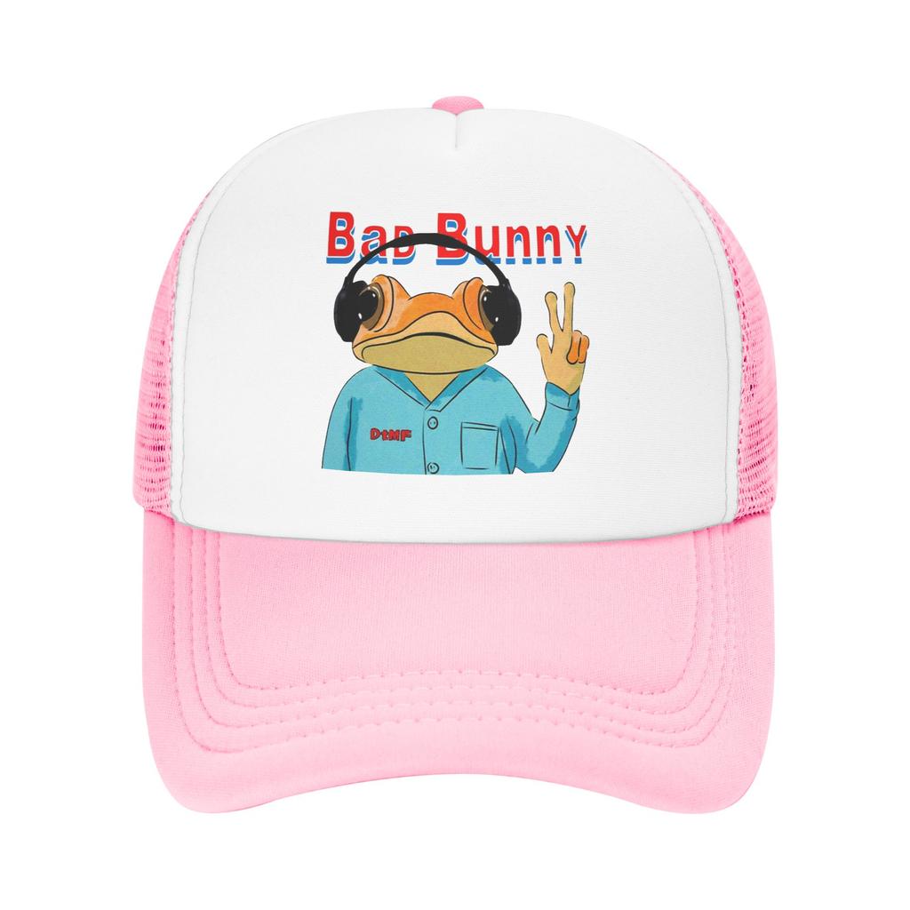 DTMF Debi Tirar Mas Fotos Mesh Baseball Cap Adult Fashion Sun Hat Bad Bunny Hat Adjustable Summer Trucker Hats