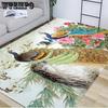 3D изысканный коврик с изображением павлина, коврик для дома, гостиной, спальни, дивана, коврик для кухни, украшение для кухни, нескользящие коврики