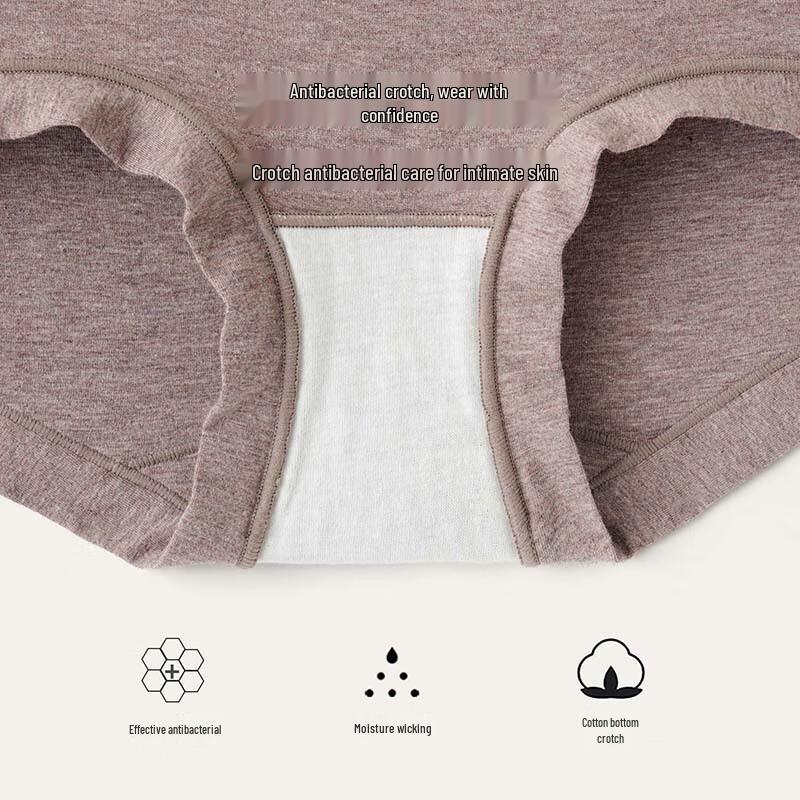 YOUNGYELL Женские трусы-боксеры с высокой посадкой, из чистого хлопка, антибактериальные, 3 штуки