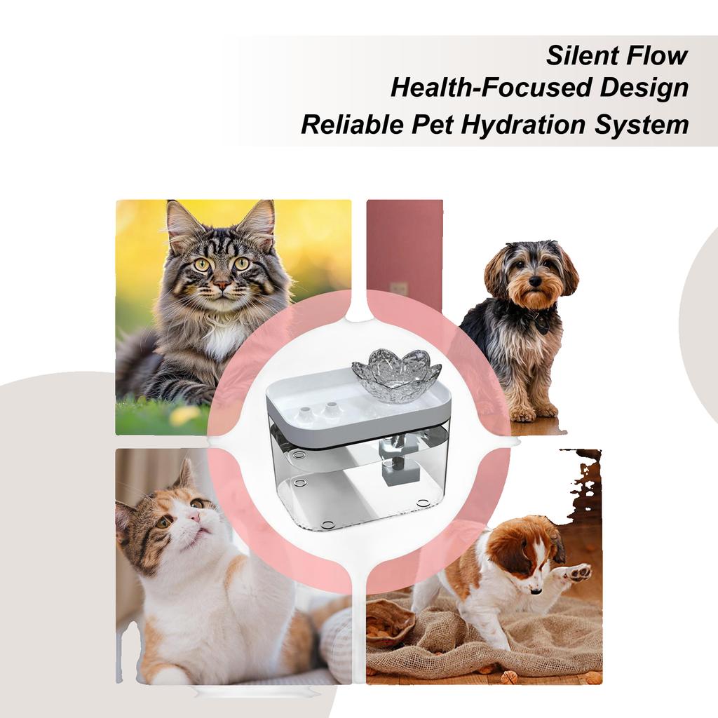Фонтан для кошек USB Диспенсер для питомцев с фильтром Бесшумный Автоматический Диспенсер для воды для собак Для дома в помещении Котенок Собака