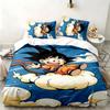 Dragon Ball 3pc set Perfect for bedroom use Comfortable bedding set includes a duvet cover and two pillowcases Ideal birthday or Christmas gift