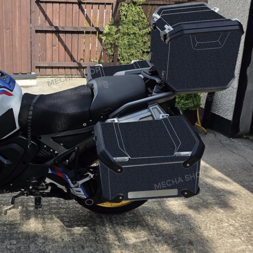 For R1300GS Adventure 2025 2026 Top Case Motorcycle Suitcase Stickers Protective PEVA Frosted Anti-slip Sticker