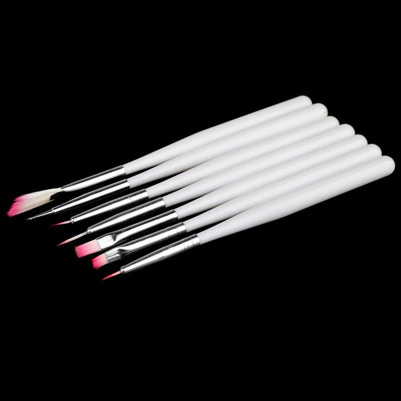 7pcs/set Fondant Cake Painting Brush Decorating Painting Dusting Promotion Icing Pastry Cake Pen Brush DIY Sugar Craft Tool