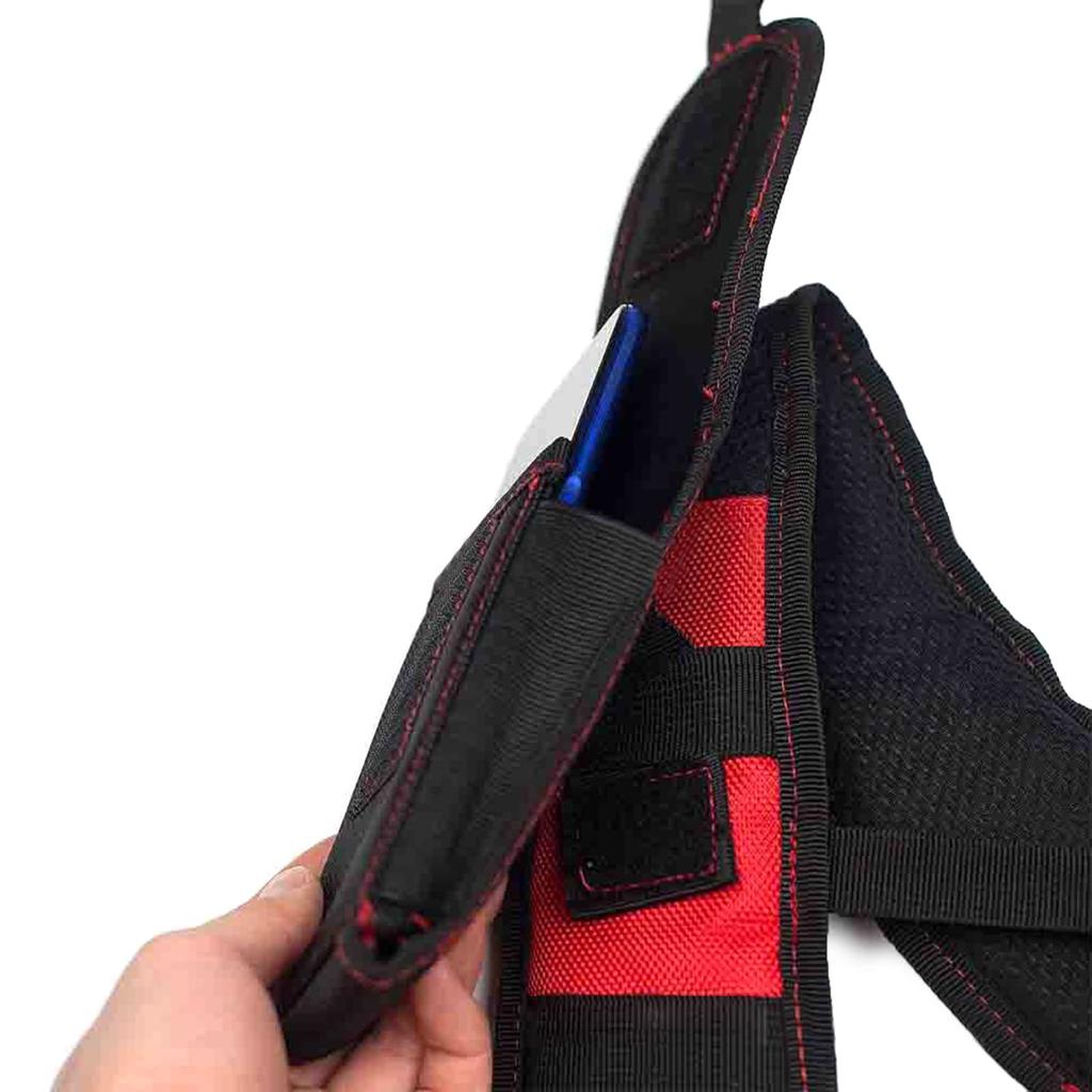 Подтяжки для ремня для инструментов Подтяжки для строительных работ Удобные магнитные подтяжки из пенопласта Пояс для инструментов со съемным держателем для телефона