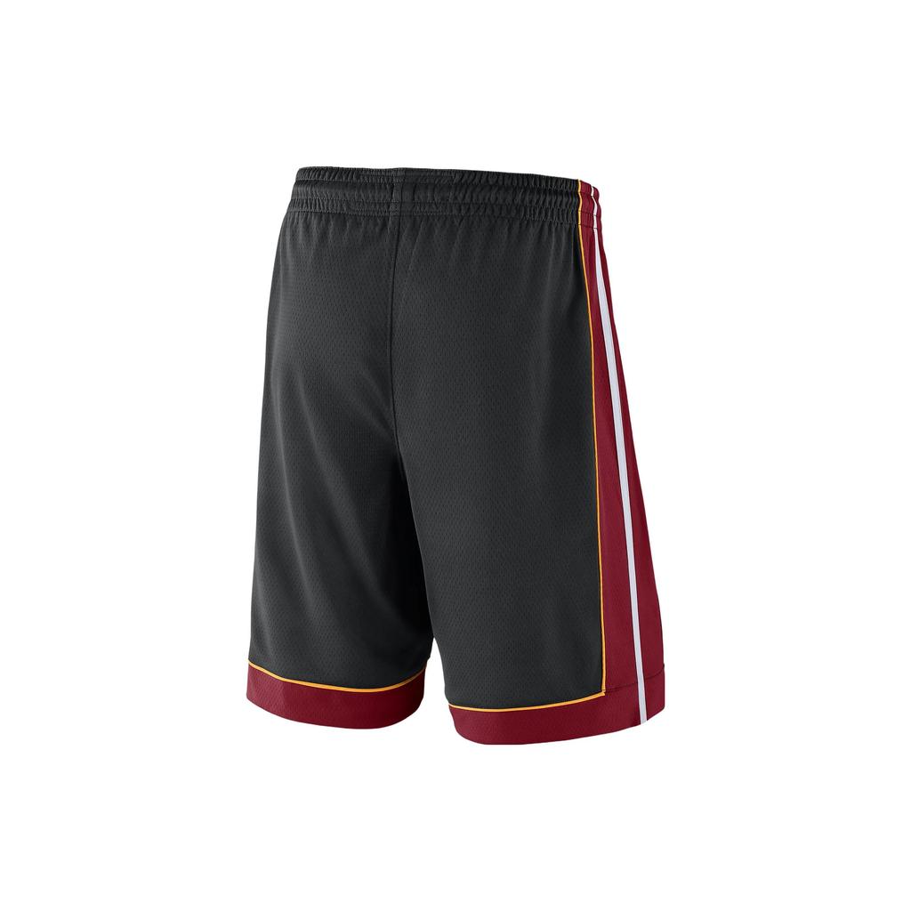 Nike Шорты NBA Miami Heat Icon Edition черные/красные/белые мужские уличные AJ5620-010