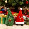 Электрическая анимированная шапка Санты, игрушка-елка с функциями ходьбы и тряски, праздничный настольный декор, забава для детей, рождественские украшения