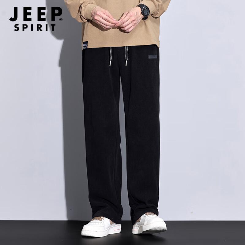 JEEP SPIRIT Мужские вельветовые повседневные брюки прямого кроя