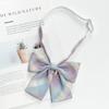 JK Bow Tie for Women, Japanese Uniform Shirt, College Style Student Plaid Tie, Men's Free Ribbon Accessories