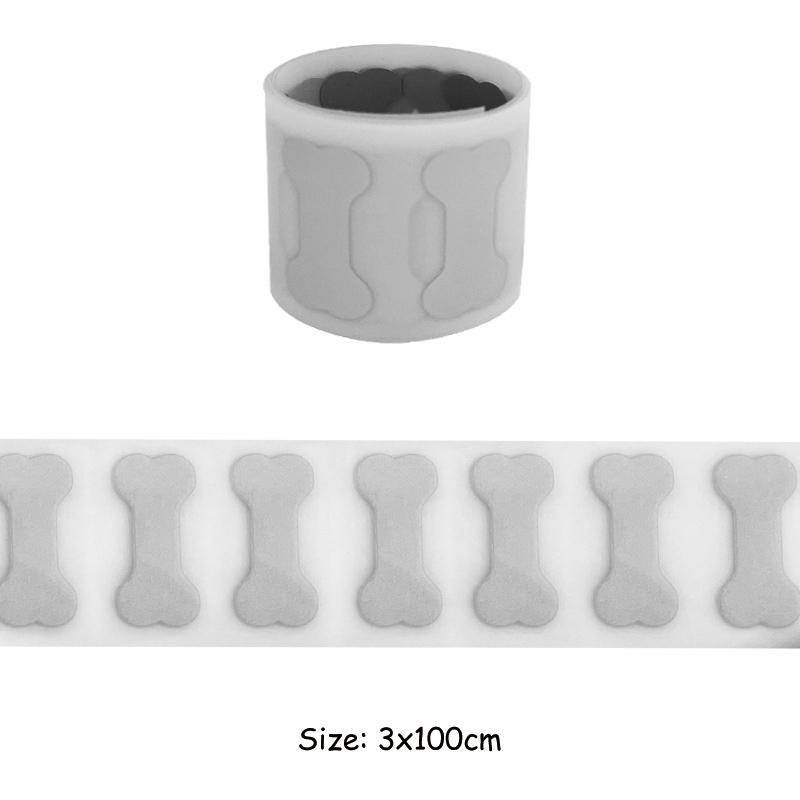 Reflective Vinyl Film Clothing Stickers 3x100cm Tapes Heat Transfer Diy Clothes Stickers Parches Ropa Hoodies Iron On Patches