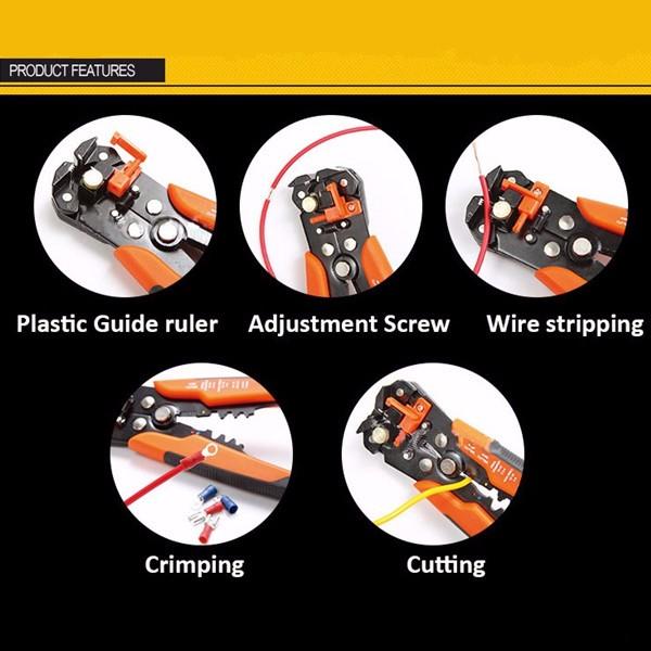 Модернизированная версия Многофункциональный автоматический инструмент для снятия изоляции с кабеля, саморегулирующийся кримпер