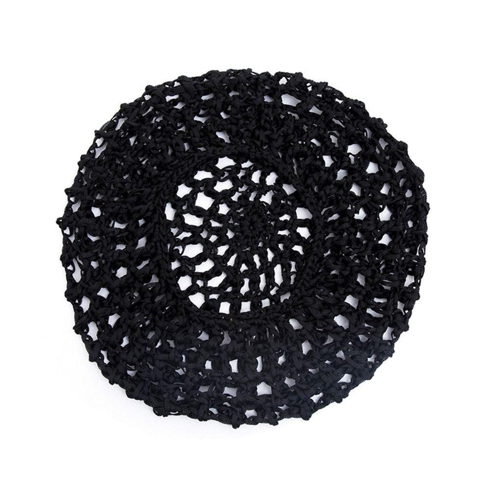 Мягкая вискозная трикотажная сетка для волос, тонкая/редкая сетка, работа крючком, снуд для пучка, для бортпроводниц, медсестер