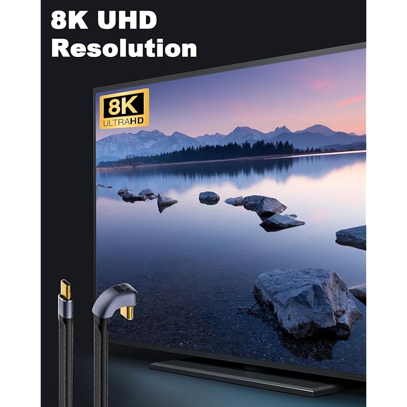 Кабель Poyiccot USB C 40 Гбит/с, тип U, кабель Type-C U-образной формы 240 Вт, кабель USB C «папа-папа», адаптер быстрой зарядки PD 3.1 U-образной формы для зарядки на 180 градусов