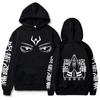 2023 Anime Jujutsu Kaisen Ryomen Sukuna Eyes Hoodie Autumn Winter Sweatshirt Men Women Fashion Long Sleeve Pullover