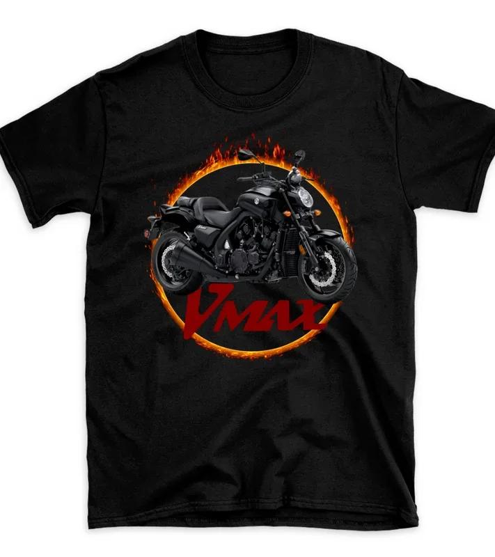 Classic Japanese Motorcycle Vmax VMX 1700 T-Shirt 100% Cotton O-Neck Summer Short Sleeve Casual Mens T-shirt Size S-3XL