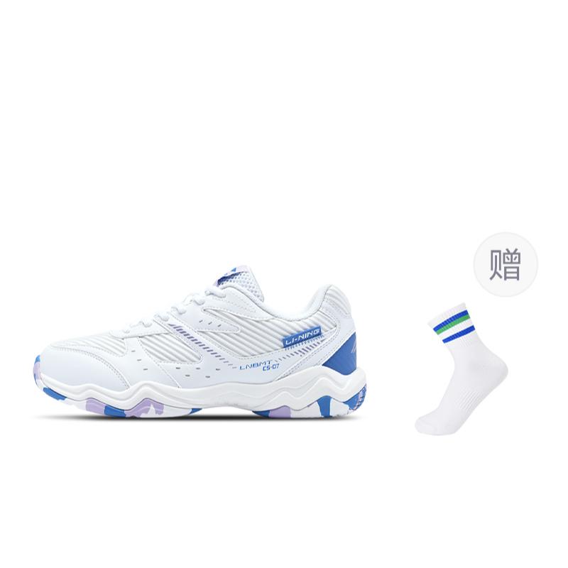 Бадминтонные кроссовки Li Ning Унисекс Низкие Белые, Синие, Фиолетовые AYTT021-2