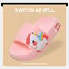 Unicorn Girls Slippers Children Super Soft Non-slip Cartoon Cute Princess Slippers Girls Sandals