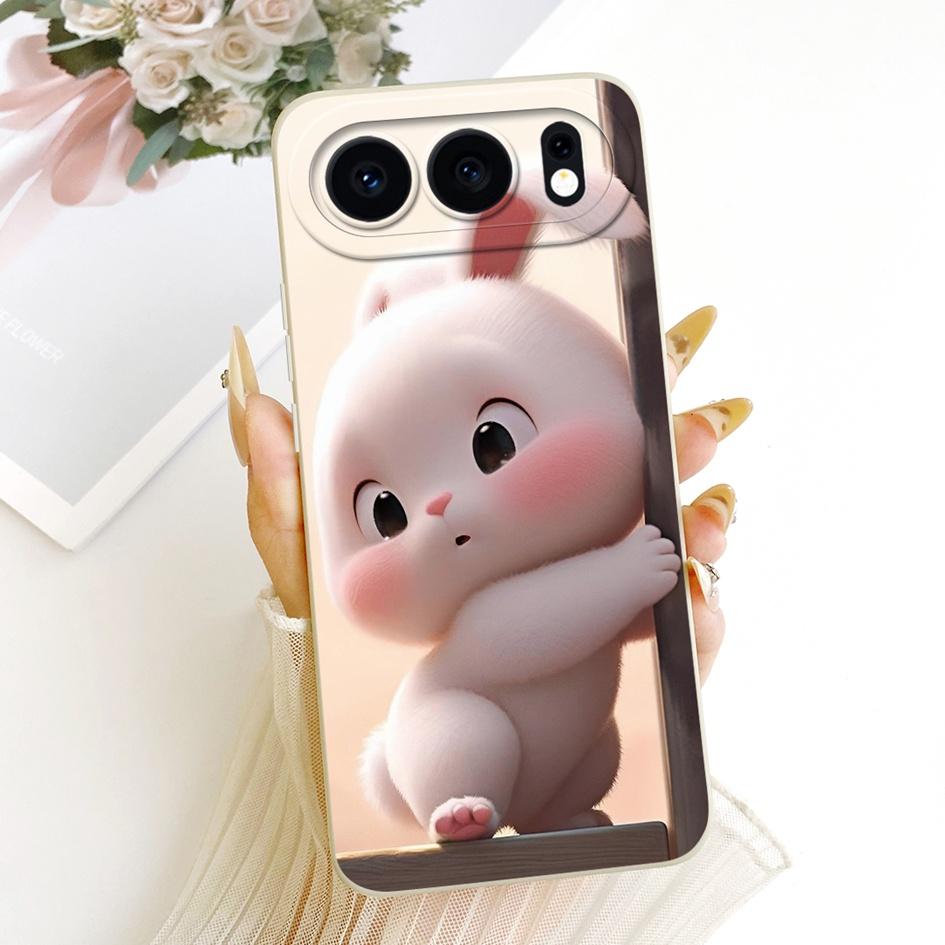 Чехол для Honor 500 5G MEY-AN00 Милый Кролик Кошка Мультяшный Конфетный Силиконовый Ударопрочный Чехол для Honor 500 Pro Funda Honor500 Pro Capa