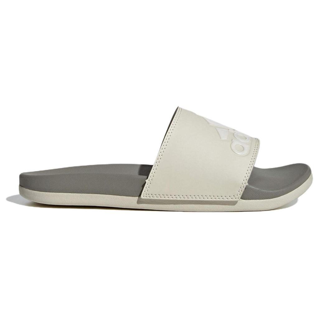 Adidas Adilette Comfort Round Toe Comfortable Durable Quick Dry Slide Sandals Women Footwear Gray IG1274