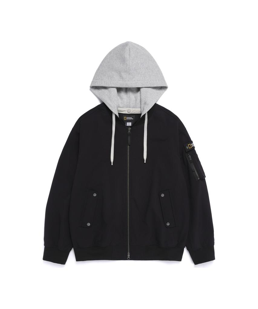 Nationalgeographic N261Mjp020 Rontra Detachable Hood Jumper Black