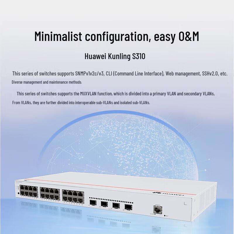 Huawei S310-24T4X Managed Layer 3 Ethernet Switch