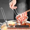 Stainless Steel 304 Foldable Colander with Hook for Cooking Straining Draining Frying and Boiling in Home For Kitchen