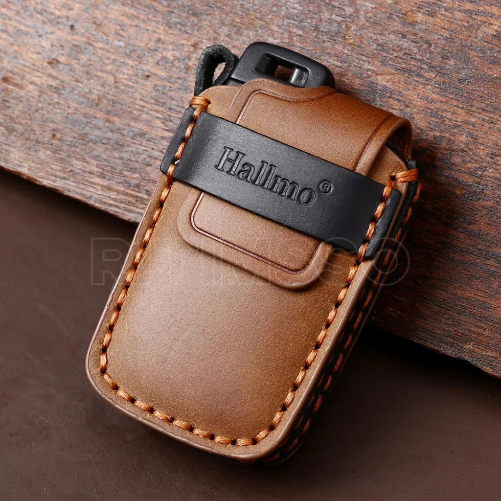 Кожаный чехол для ключей от машины для Toyota Camry Corolla RAV4 Highlander Avalon 2015-2017, защитный чехол с умным управлением, держатель