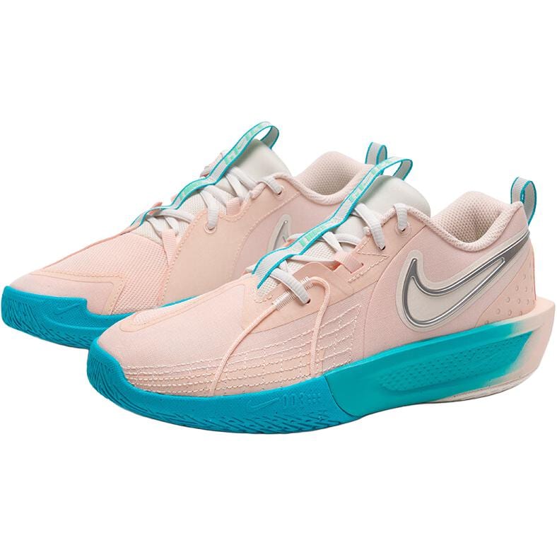 Nike ГТ. Кроссовки для баскетбола с 3 вырезами, низкие, розово-синие, детские, FD7033-602