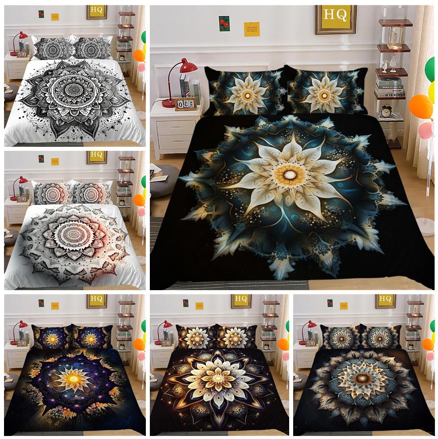 Bohemian Home Bedding Set Bedroom Quilt Cover Pillow Cover Bedding Set AU/EU/US Full Size Bedding Set Extra Large