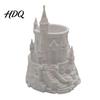 Фэнтезийный Декор для Стола Форма Замка Подставка для Ручек 3D Печатный Органайзер для Ручек