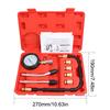 8Pcs Gasoline Engine Compression Meter 0-300 PSI Pressure Gauge Engine Cylinder Compression Gauge Tester Tool