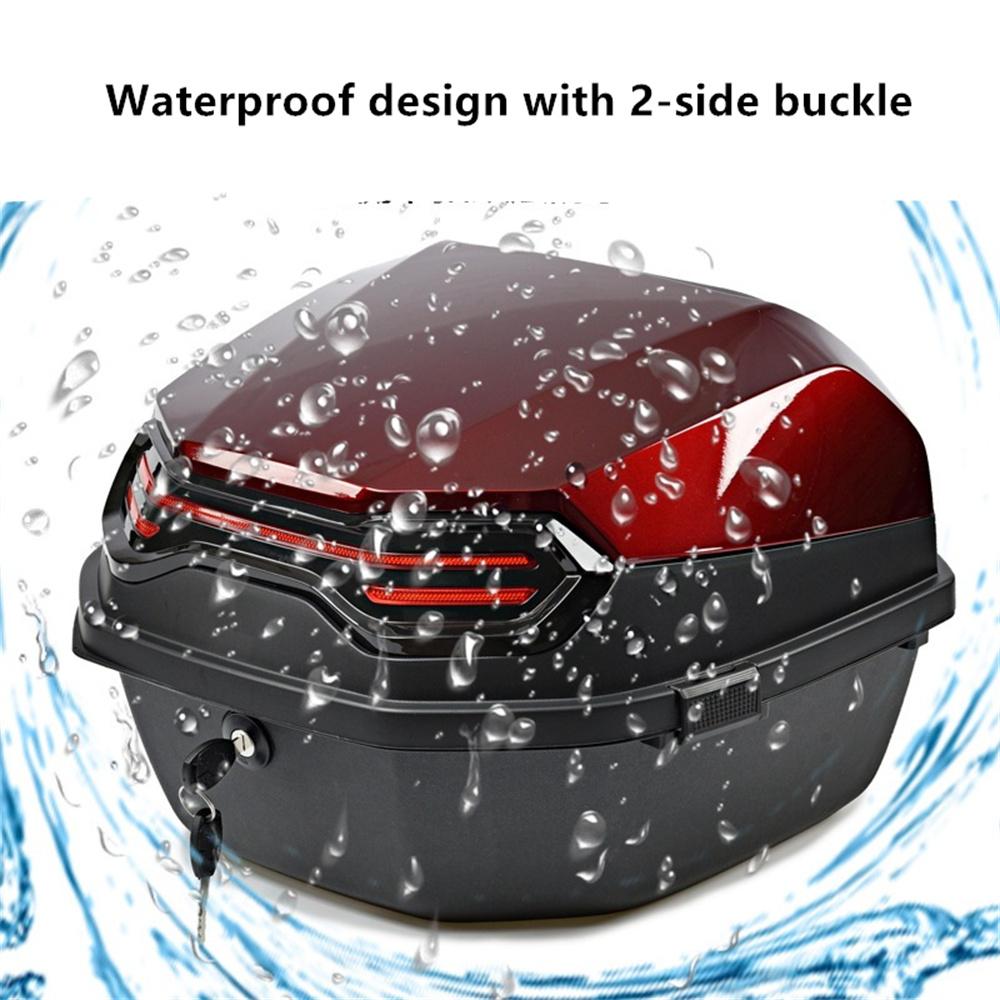 Мотоциклетный кофр - Большая вместимость, Прочный материал, Водонепроницаемый дизайн, со Светоотражателем для ночной езды