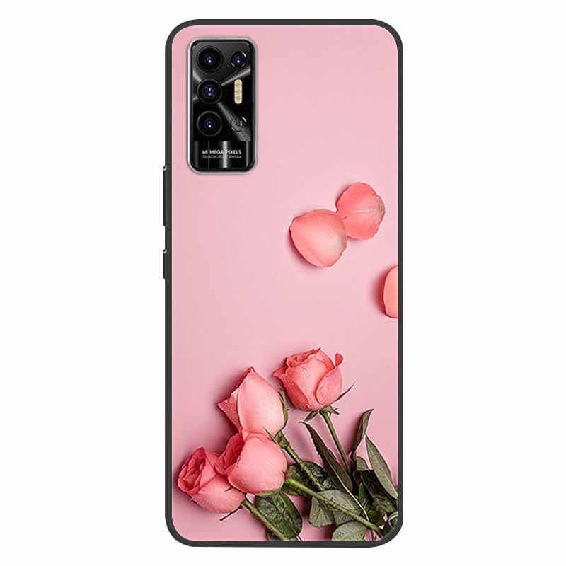 Чехол для Tecno Pova 2 Pova2 Ударопрочный Мягкий силикон ТПУ Задняя крышка Для Tecno Pova 2 Чехлы для телефона Pova2 2021 Чехол Милый мультфильм