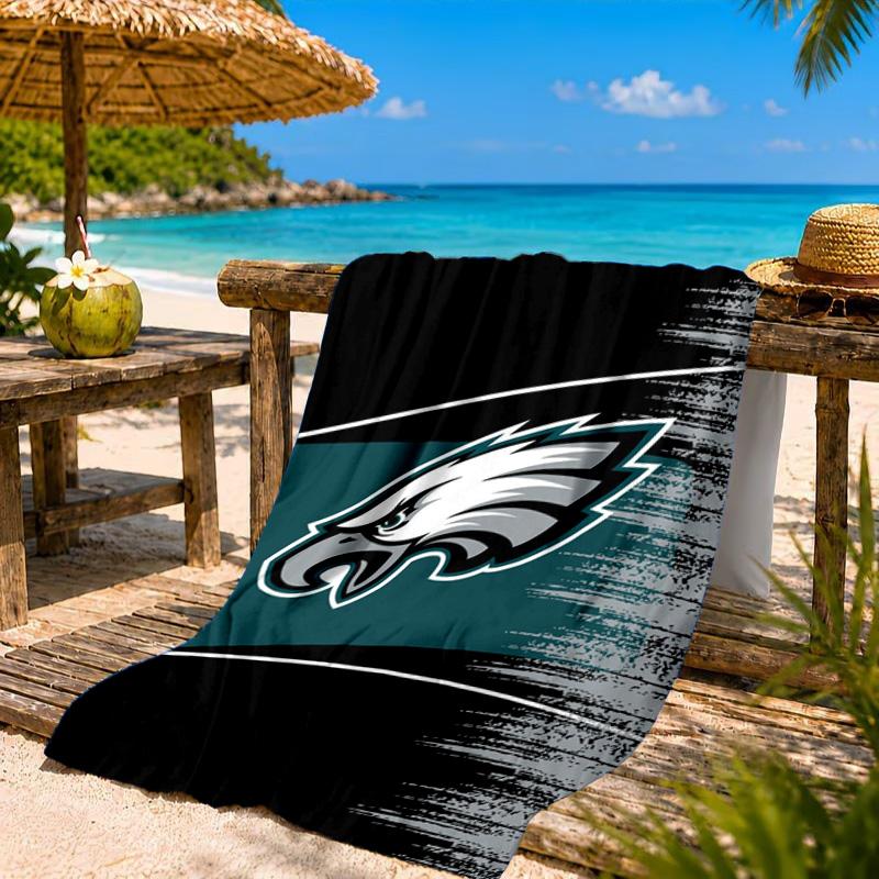 Philadelphia Eagles Beach Towel, Quick-drying, Easy to Care for, Suitable for Both Fitness and Beach Vacations,Sports Essential