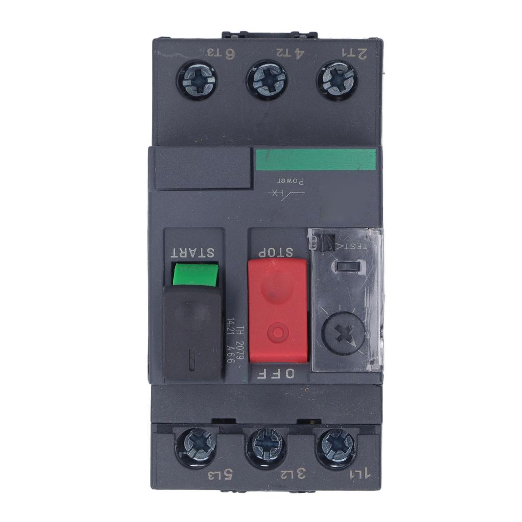 Автоматический выключатель двигателя с креплением на рейку 35 мм, термомагнитный выключатель защиты двигателя от перегрузки переменного тока