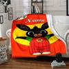Bing Bunny Flannel Blanket With Customizable Name Soft And Comfortable Shawl Blanket For All Seasons Suitable For Home Travel Camping Office