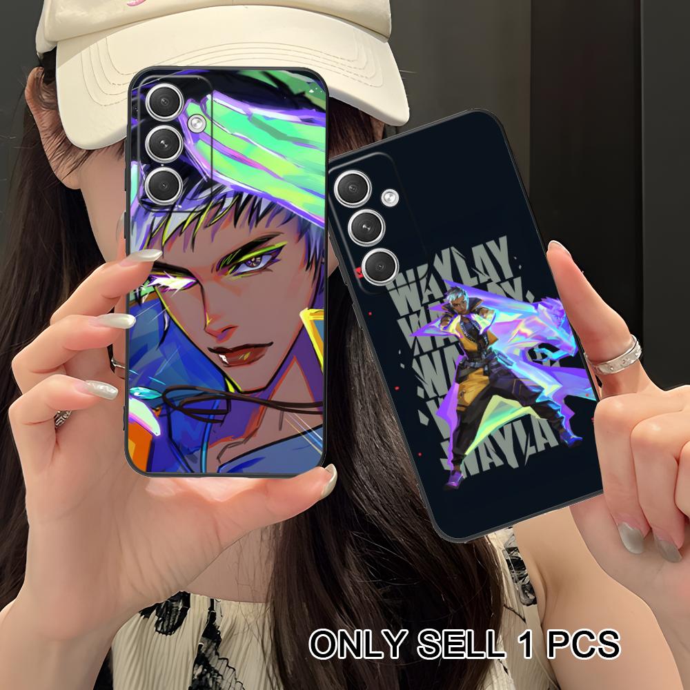 Valo Waylay Phone Case for Samsung Galaxy S26 S25 S24 S23 S22 S21 S20 Note20 Plus FE Ultra Soft TPU Shockproof Cover