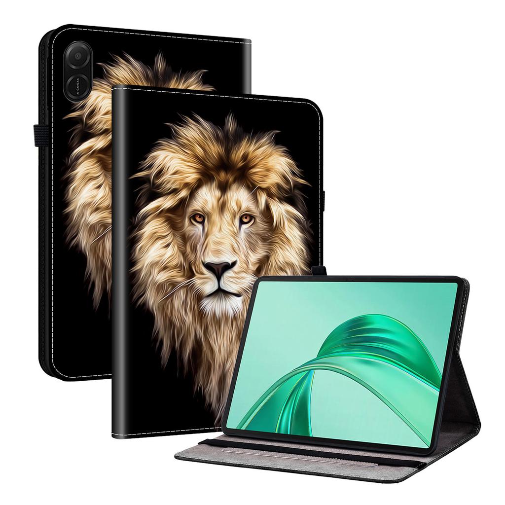 Чехол из искусственной кожи для планшета Honor Pad X8a — 11 стилей! Прочный, с 2 слотами для подставки, держателем для карандашей и слотами для карточек, гибкая задняя крышка из ТПУ